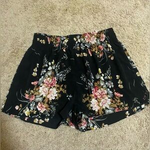 Flower Printed Shorts